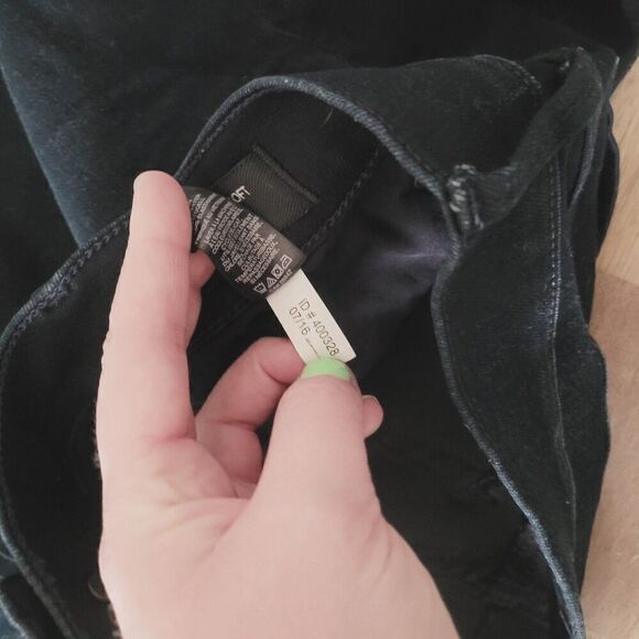 Express Super Soft Mid Rise Legging Jeans in Dark Wash Size 12 - Picture 6 of 6